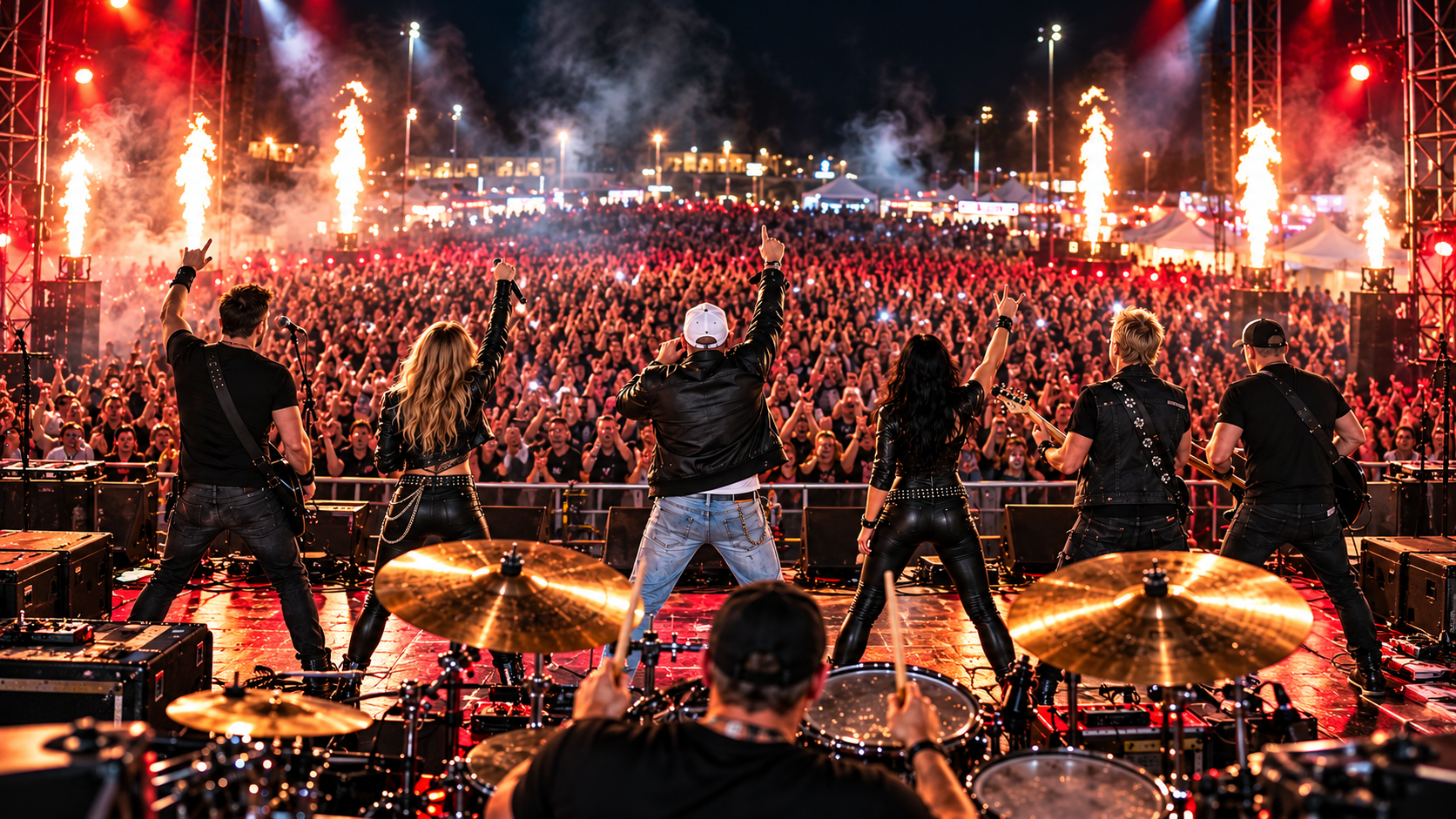 ICEMAN & BAND vor ihren Fans