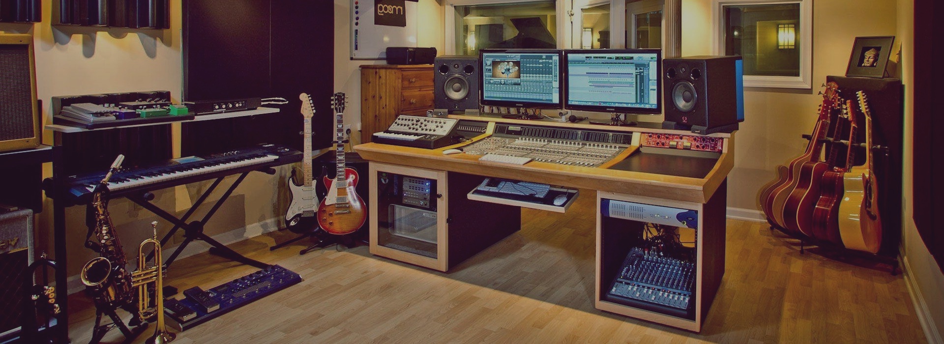 Tonstudio von Rebellion Music und Iceman Records